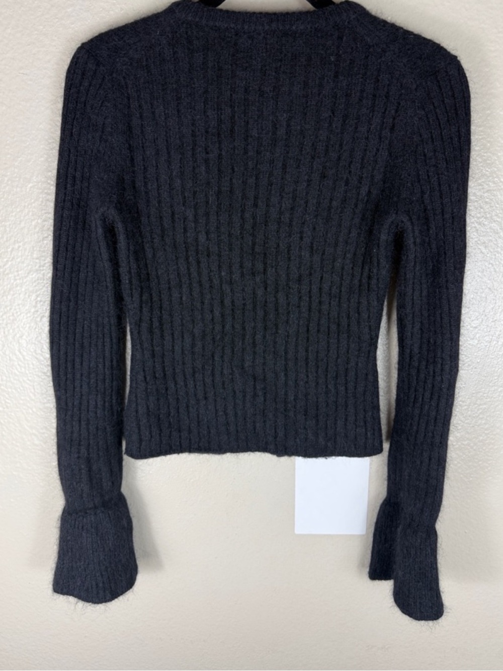 Reformation Rebecca Cashmere Alpaca Tie Front Cardigan - Picture 7 of 8